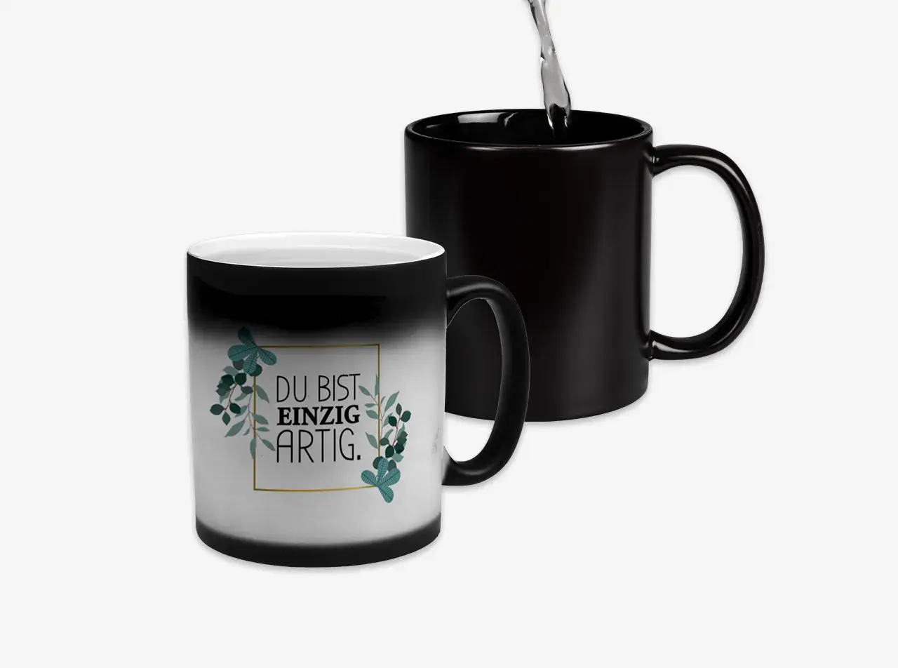 Zaubertasse bedrucken
