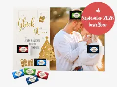 Gestaltet euren individuellen Schoko-Adventskalender für eine gemütliche Weihnachtszeit. Viele Designvorlagen und 24 Türchen gefüllt mit Sarotti-Schokolade.