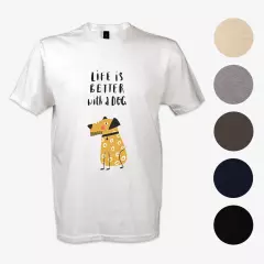 T-Shirt mit Foto bedrucken, Farb- und Größenauswahl, verschiedene Materialien Lebt eure Kreativität aus und lasst mit einem lustigen Spruch oder emotionalen Foto euer T-Shirt bedrucken. Wählt Farbe, Größe und Material aus und zeigt euren individuellen Stil!