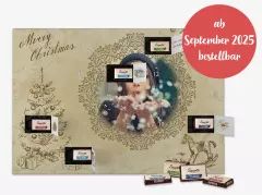 Gestaltet euren individuellen Schoko-Adventskalender für eine gemütliche Weihnachtszeit. Viele Designvorlagen und 24 Türchen gefüllt mit Sarotti-Schokolade.