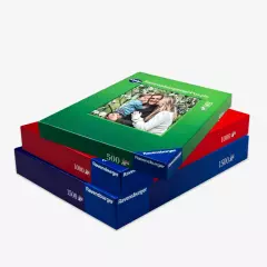 Das Ravensburger Fotopuzzle könnt ihr mit euren Lieblingsbildern und Motiven in der ROSSMANN Fotowelt bedrucken lassen. In drei Größen mit 500, 1000 und 1500 Teilen.