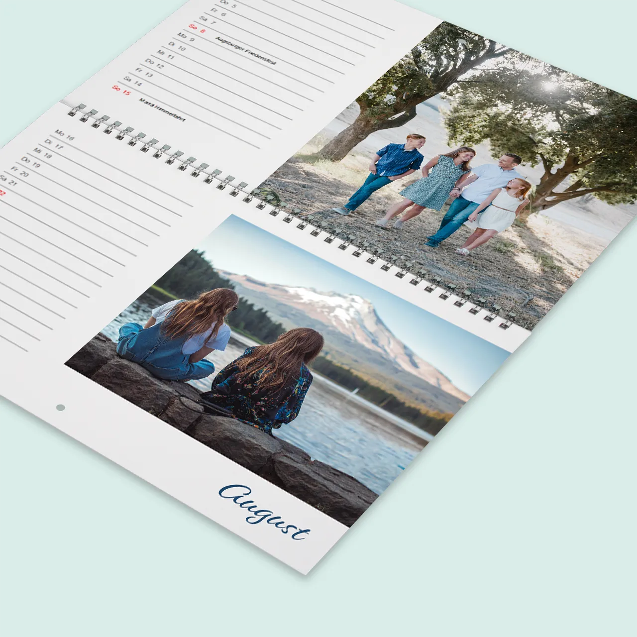 Wandkalender selbst gestalten und eure Lieblingsmomente festhalten mit der ROSSMANN Fotowelt. Die Lochung am oberen Rand ermöglicht eine kinderleichte Wandanbringung. 