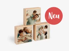 MIXBLOX Holz mit Familienfotos individuell gestaltet
