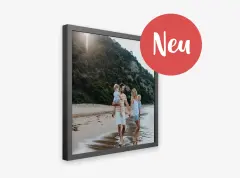 MIXPIX mit Familienfoto und schwarzem Rahmen