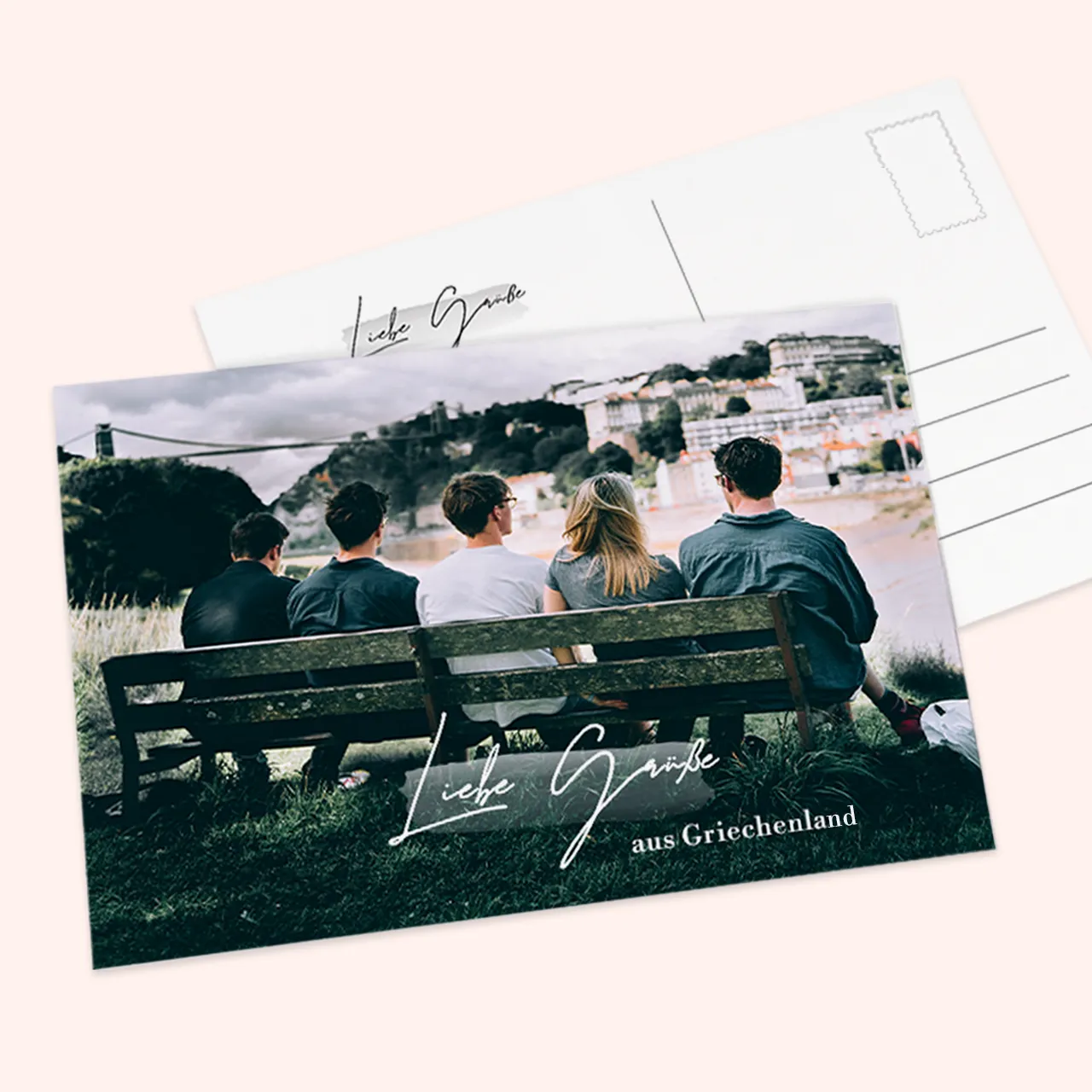 Postkarte gestalten, hochwertiges Papier, 300 g/m² 