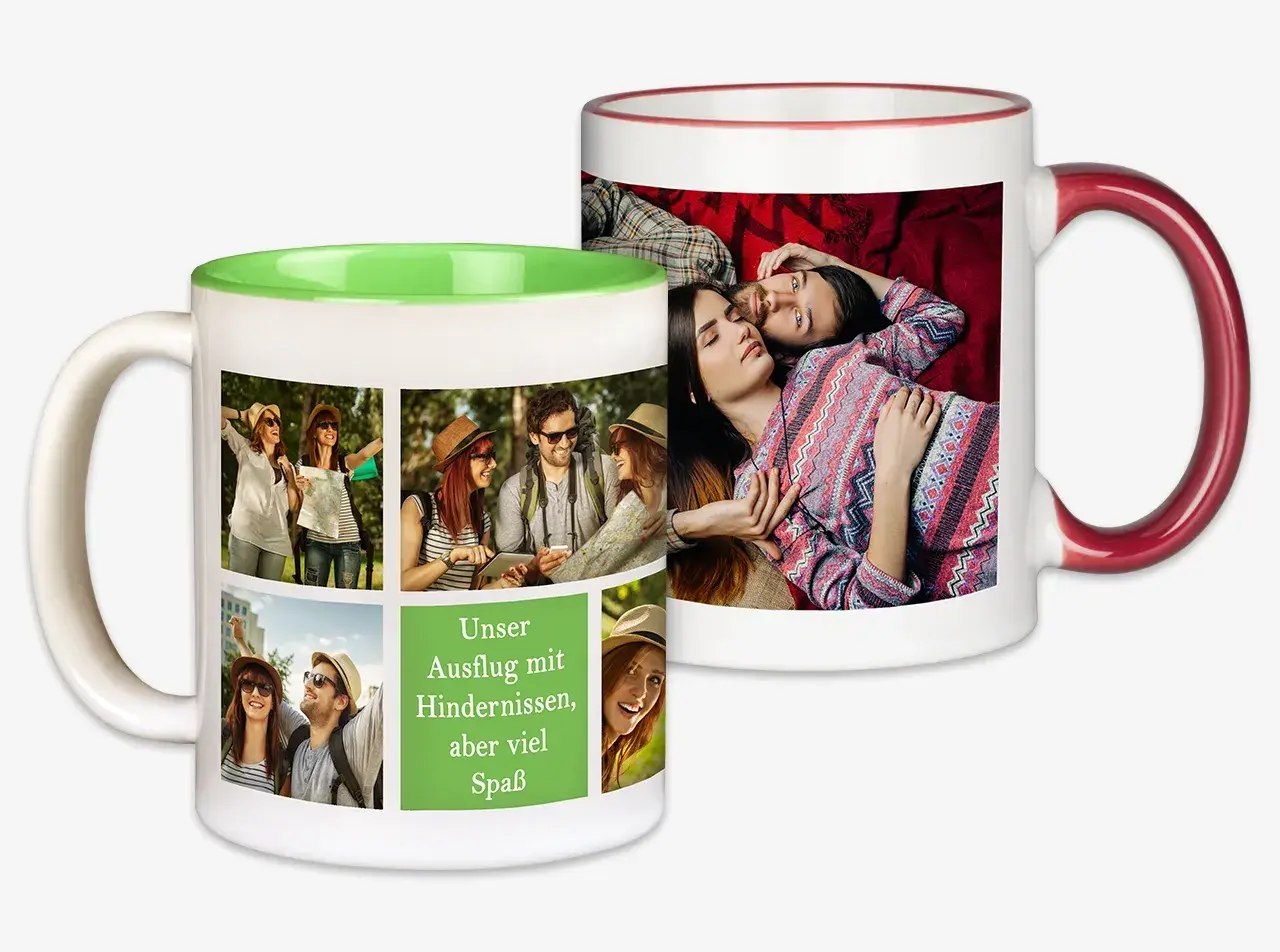 Bunten Kaffeebecher bedrucken