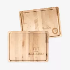 Holzbrett mit Gravur, mit Saftrille, Seiten geschliffen Bestellt jetzt ein Holzschneidebrett mit individueller Gravur in der ROSSMANN Fotowelt. Nutze dafür eine unserer zahlreichen hochwertigen Designvorlagen.