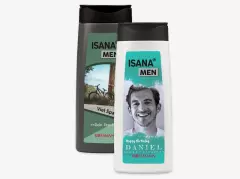 ISANA Men Duschgel personalisiert mit euren Fotos und individuellen Designs. Das Duschgel ist eine 3 in 1 Pflege für Körper, Gesicht und Haar und pH-hautfreundlich.