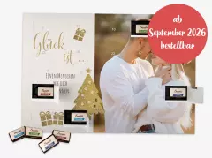 Gestaltet euren individuellen Schoko-Adventskalender für eine gemütliche Weihnachtszeit. Viele Designvorlagen und 24 Türchen gefüllt mit Sarotti-Schokolade.
