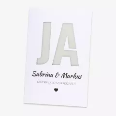 Poster Geldgeschenk im Bilderrahmen mit ausgeschnittenem Schriftzug NIX in einer Farbvariante