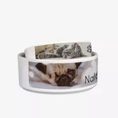 Hundenapf personalisieren, zwei verschiedene Größen Die personalisierten Hundenäpfe der ROSSMANN Fotowelt sind in verschiedenen Größen erhältlich. Außerdem findet ihr für jedes Tier passende Designvorlagen.