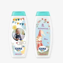 ISANA Kids Kindershampoo mit Foto – Prinzessinnen-Design zum Kindergeburtstag