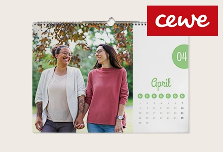 Ein Fotokalender, gestaltet mit persönlichen Momenten, die euch das ganze Jahr über begleiten.