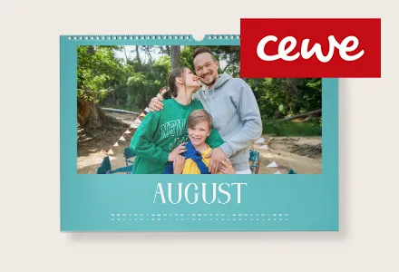 Fotokalender zeigt Familienfoto