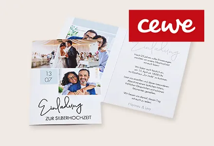 Einladung zur Silberhochzeit